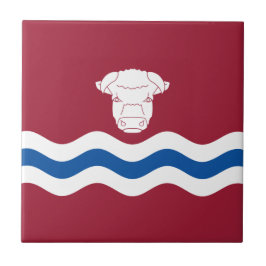 Azulejo Bandera de Herefordshire (condado del Reino Unido)