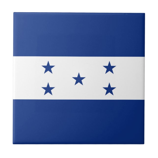 Azulejo Bandera de Honduras (Frente)