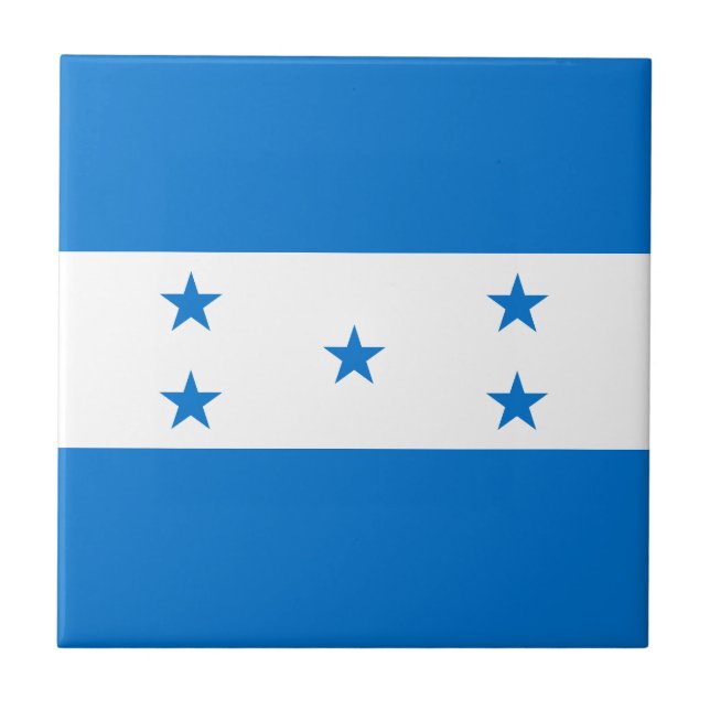Azulejo Bandera de Honduras (Frente)