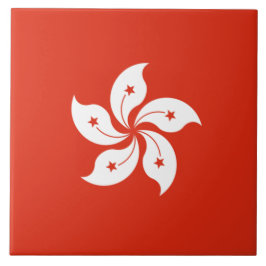 Azulejo Bandera de Hong Kong