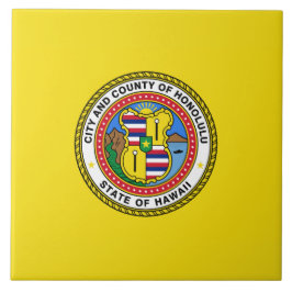 Azulejo Bandera de Honolulu (Hawái)