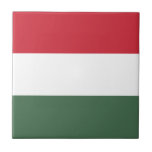 Azulejo Bandera de Hungría<br><div class="desc">Bandera patriótica de Hungría.</div>