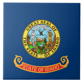 Azulejo Bandera de Idaho: el estado de Gem, América Montañ