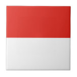 Azulejo Bandera de Indonesia<br><div class="desc">¡Un regalo ideal para todos los patriotas de su país!</div>