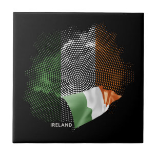 Azulejo Bandera de Irlanda