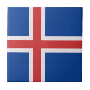 Azulejo Bandera de Islandia