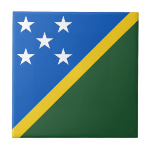 Azulejo Bandera de Islas Salomón