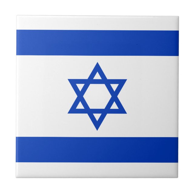Azulejo Bandera de Israel (Frente)