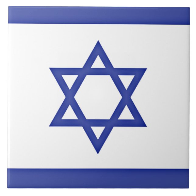 Azulejo Bandera de Israel  (Frente)