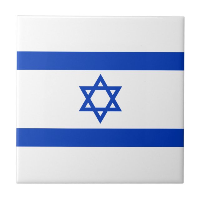 Azulejo Bandera de Israel (Frente)