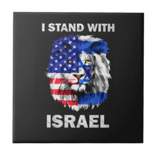 Azulejo Bandera de Israel y Estados Unidos León _ Me mante