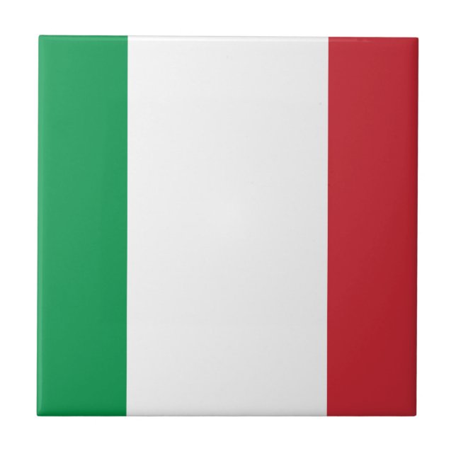 Azulejo Bandera de Italia (Frente)