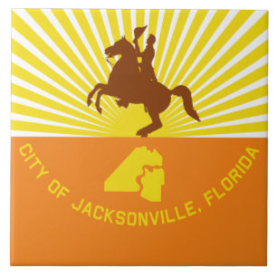 Azulejo Bandera de Jacksonville