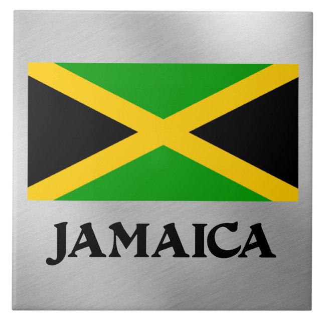Azulejo Bandera de Jamaica (Frente)
