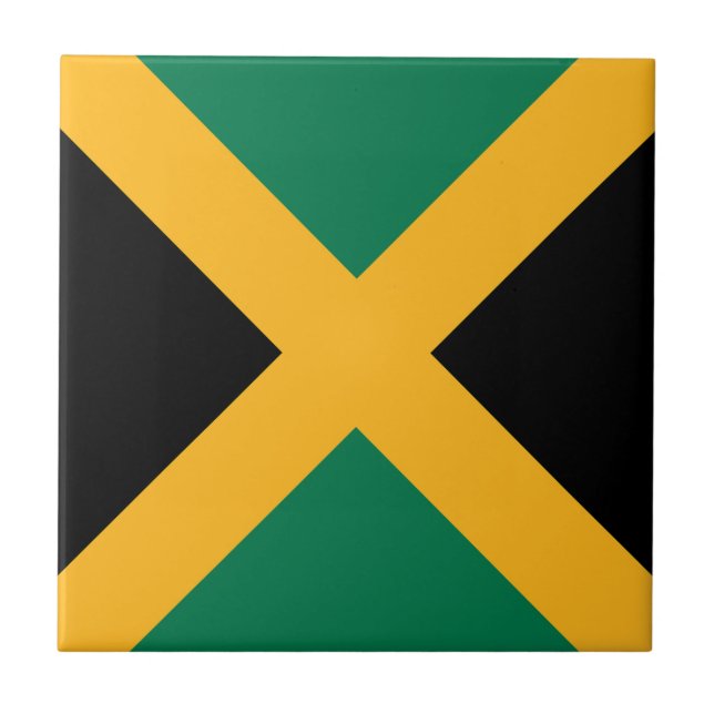 Azulejo Bandera de Jamaica (Frente)