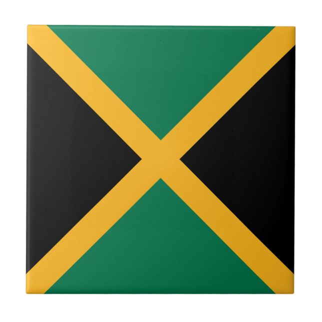 Azulejo Bandera de Jamaica (Frente)