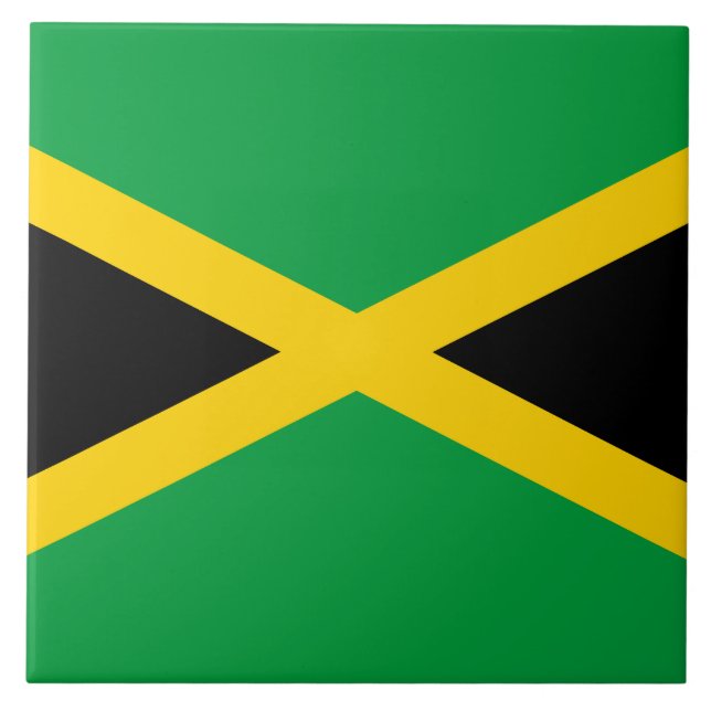 Azulejo Bandera de Jamaica (Frente)