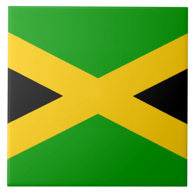 Azulejo Bandera de Jamaica (Frente)