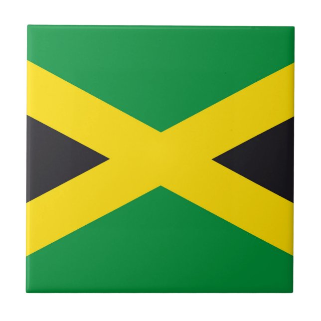 Azulejo Bandera de Jamaica (Frente)