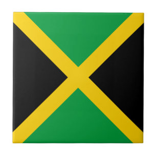 Azulejo Bandera de Jamaica patriótica