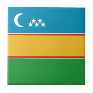 Azulejo Bandera de Karakalpakistán