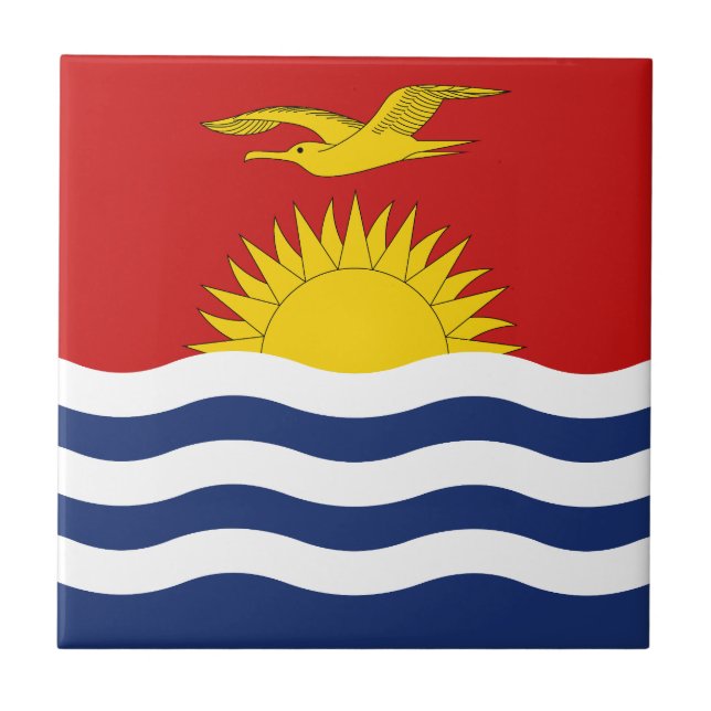 Azulejo Bandera de Kiribati (Frente)