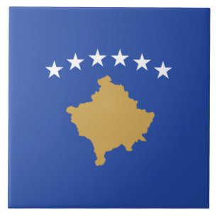 Azulejo Bandera de Kosovo