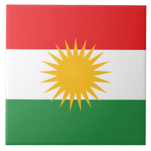 Azulejo Bandera de Kurdistán