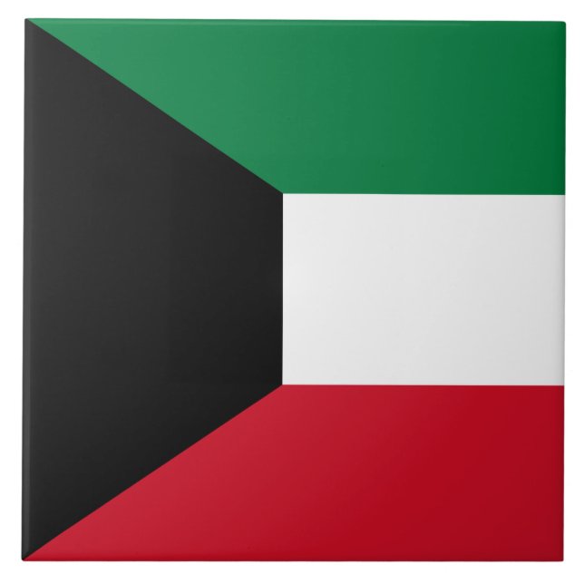 Azulejo Bandera de Kuwait (Frente)