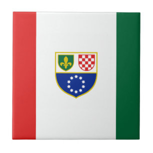 Azulejo Bandera de la Federación de Bosnia y Herzegovina