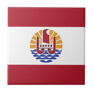 Azulejo Bandera de la Polinesia Francesa