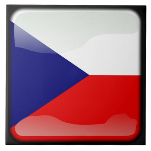 Azulejo Bandera de la República Checa