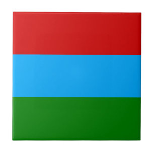 Azulejo Bandera de la República de Carelia
