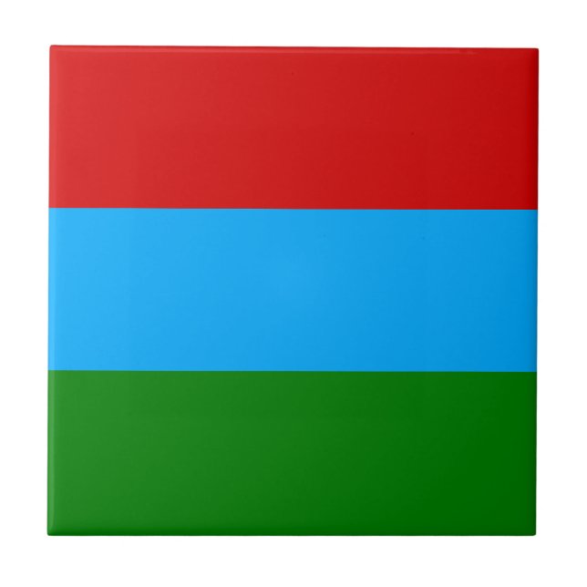 Azulejo Bandera de la República de Carelia (Frente)