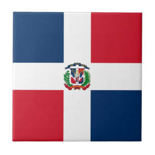 Azulejo Bandera de la República Dominicana