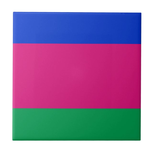 Azulejo Bandera de la República Popular de Kuban (Frente)