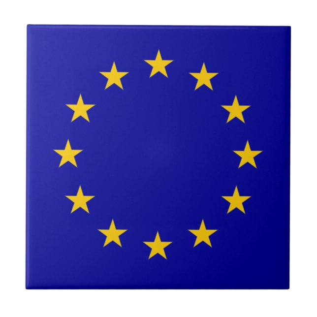 Azulejo Bandera de la Unión Europea (Frente)