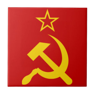Azulejo Bandera de la URSS - Bandera de la Unión Soviética
