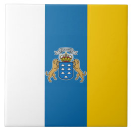 Azulejo Bandera de las Islas Canarias (Canarias) (Canarias