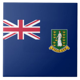 Azulejo Bandera de las Islas Vírgenes Británicas