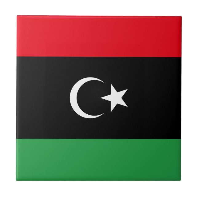 Azulejo Bandera de Libia (Frente)