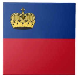 Azulejo Bandera de Liechtenstein