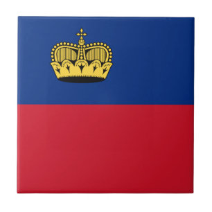 Azulejo Bandera de Liechtenstein