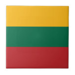 Azulejo Bandera de Lituania<br><div class="desc">¡Un regalo ideal para todos los patriotas de su país!</div>