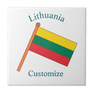 Azulejo Bandera de Lituania Thunder_Cove