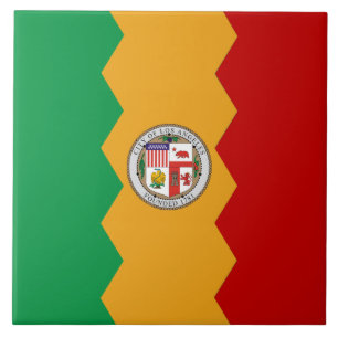 Azulejo Bandera de Los Ángeles