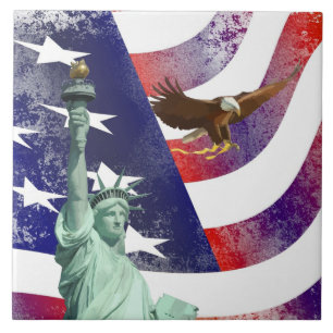 Azulejo Bandera de los E.E.U.U.