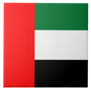 Azulejo Bandera de los Emiratos Árabes Unidos (EAU)