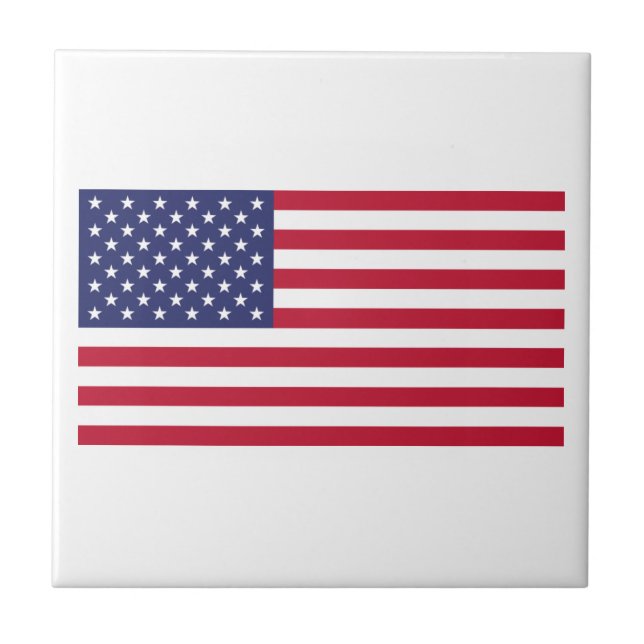 Azulejo Bandera de los Estados Unidos (Frente)