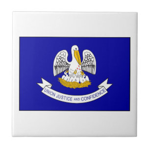 Azulejo Bandera de Luisiana